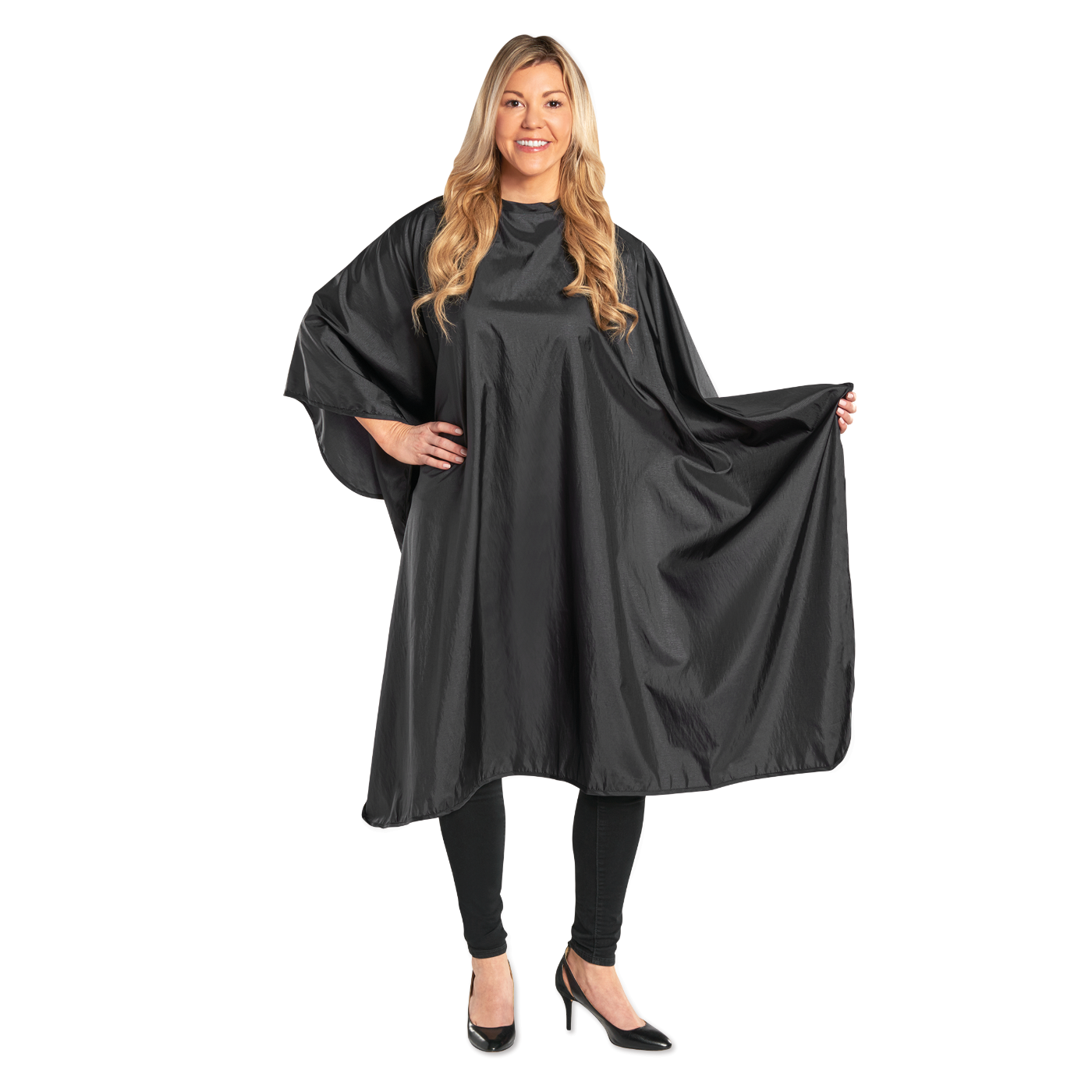 Salonchic bamboo fiber cape w/ snap closure