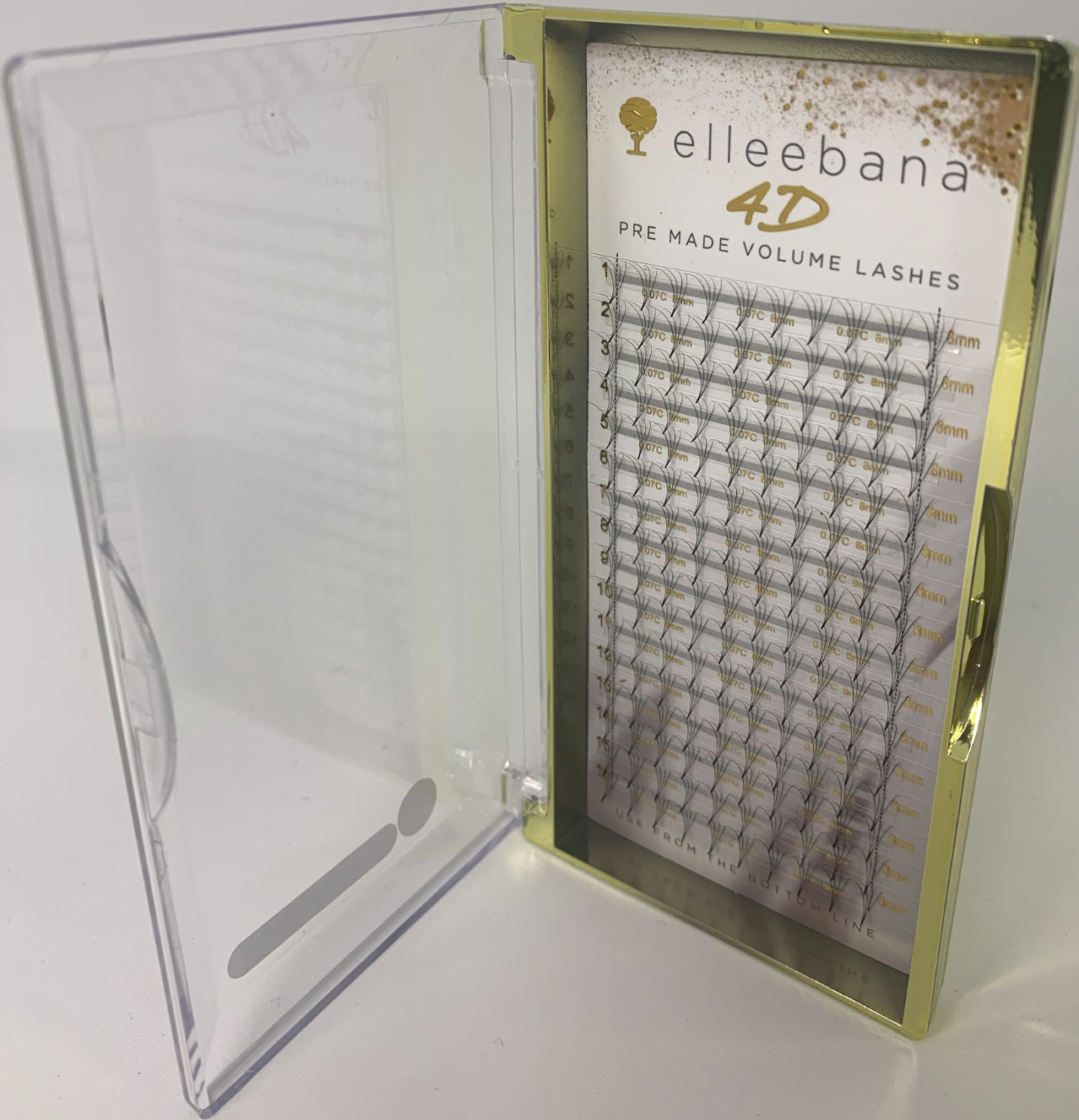 Pre-Made 3D Lash C Curl 0.10 Extensions