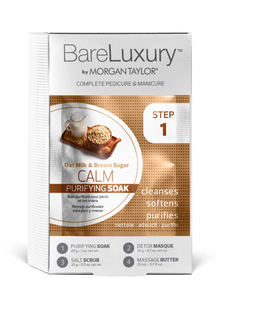 Morgan Taylor Bareluxury 4 steps Brown Sugar & Oat Milk (Box Of 48) School