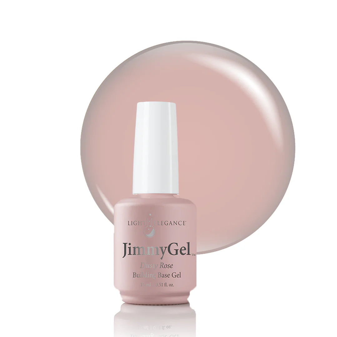 Light Elegance Building Base Dusty Rose Jimmy Gel Soak Off 15ml - New Color