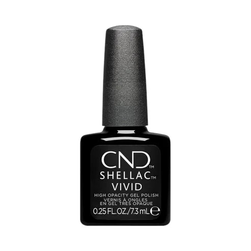 CND Shellac Vivid Black Tuxedo
