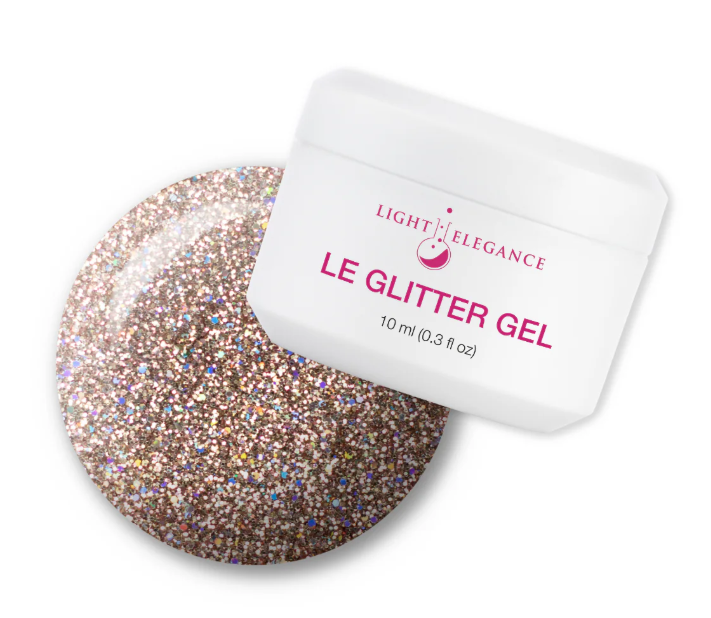 Light elegance glitter gel- Champagne 10ml