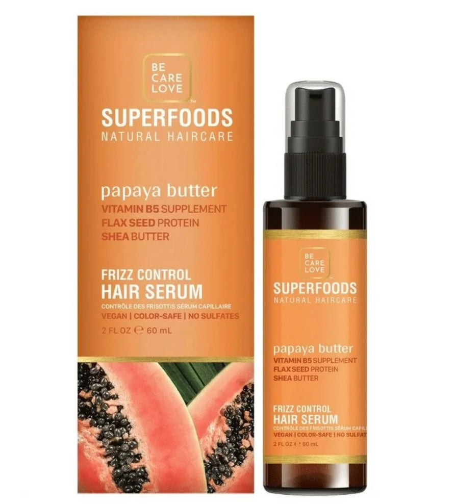 BCL Superfoods Natural Haircare Frizz Control Hair Serum 2 oz