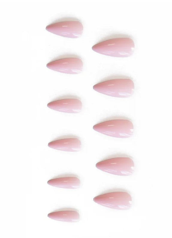 YN Full Cover Nude Pink Medium Almond Tips 550 Master Pack
