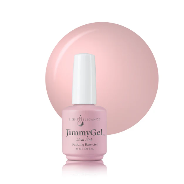 Light Elegance JimmyGel Ideal Pink Soak-Off Building Base, 15 ml