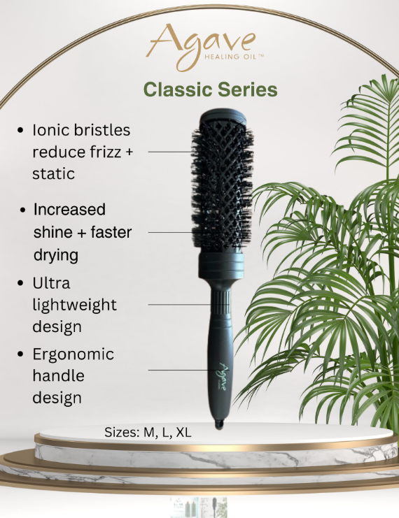 Agave Classic Round Brush-Xl-Large 2''