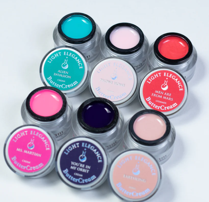 Light Elegance ButterCream Out of this World Collection Six 5 ml ButterCream Gels