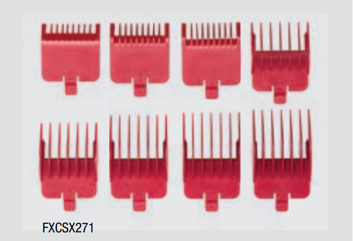 BABYLISSPRO® RED COMB GUARDS FOR ALL FXF811 MODELS