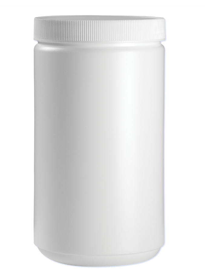 FANTASEA White Jar with Lid, 945 mL
