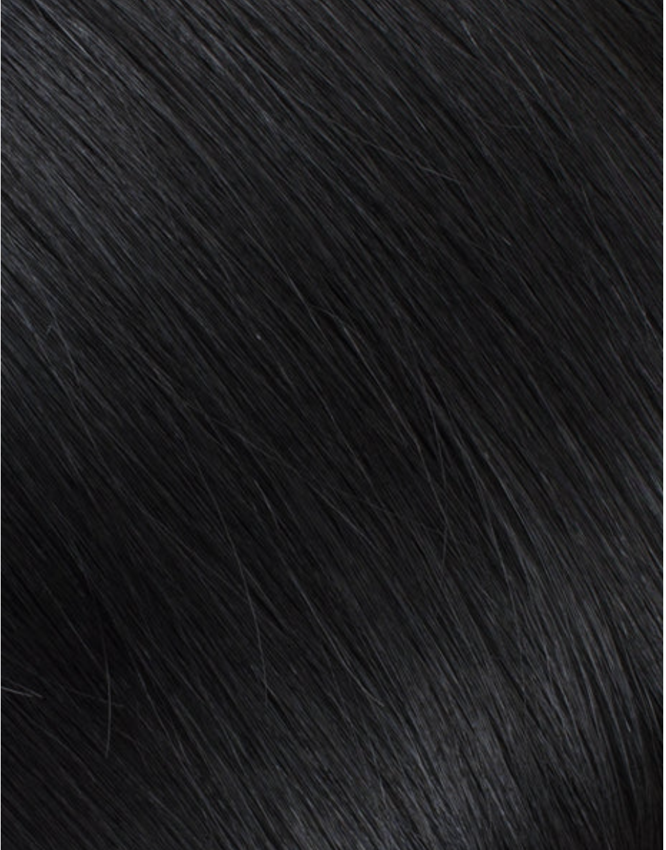 Lisa Ellen 24" Black #1 Tape In Hair Extensions 50g