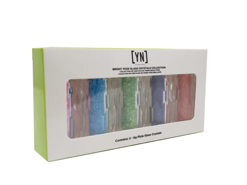 Young Nails Bright Pixie Glass Crystals Collection