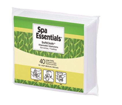 Spa Essentials SoftClot Multi-Use Washcloths