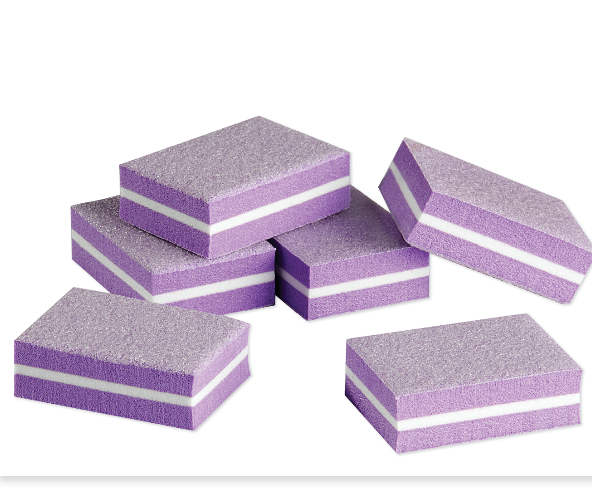 DL PRO Mini Purple Buffing Blocks, - 80/80 Grit