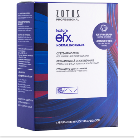 Zotos EFX perm for Normal to Resistant hair
