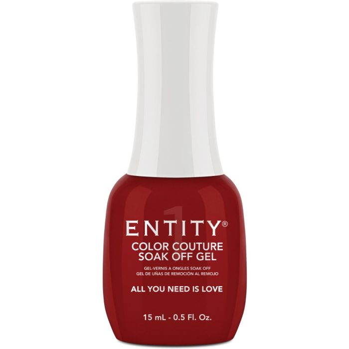 Entity Color Couture Soak-Off Gel All You Need is Love 0.5 fl oz. New