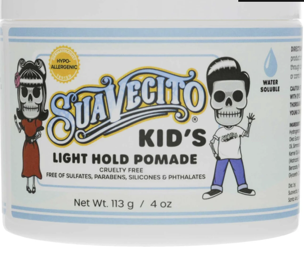 Suavecito Kid's Pomade LIght Hold 4oz