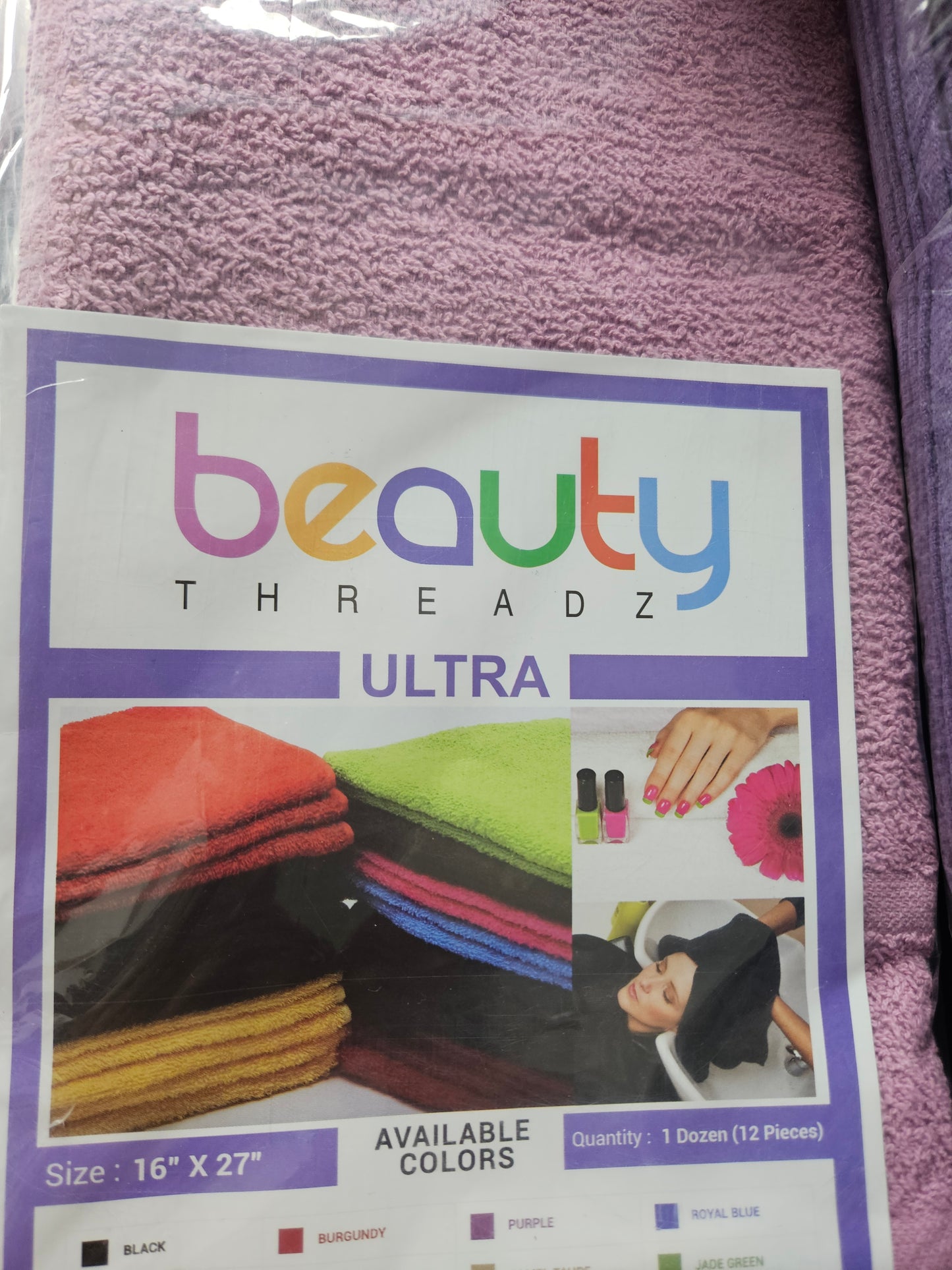 Beauty Threadz Ultra (Mid-Range Durable 16"x 27") Towels 3 lbs