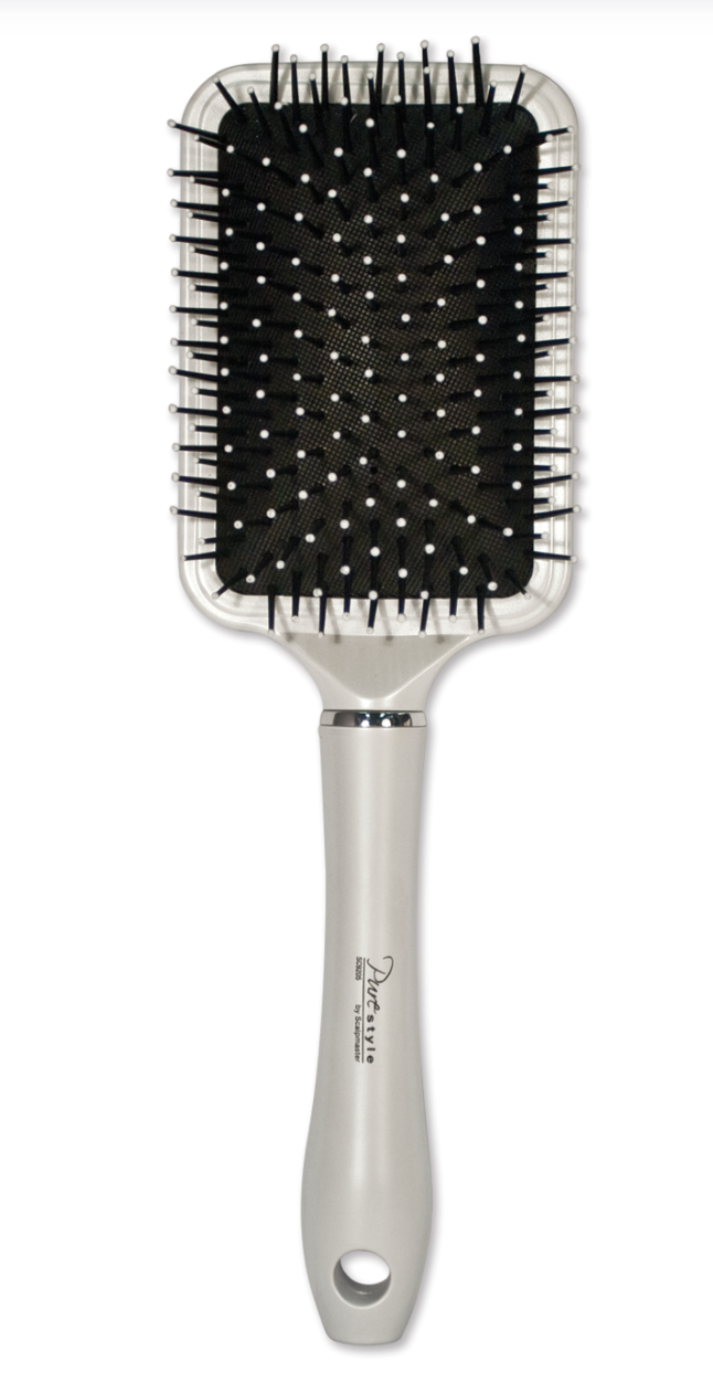 SCALPMASTER Pure Style Cushion Paddle Brush, 13 Row