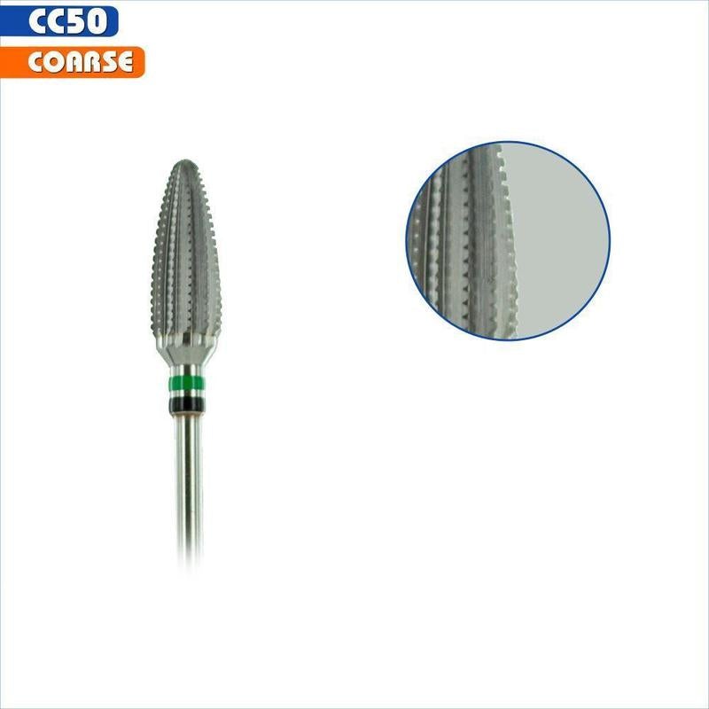 Medicool CC50 Swiss Carbide Cutter, Tornado Cone Short - Coarse