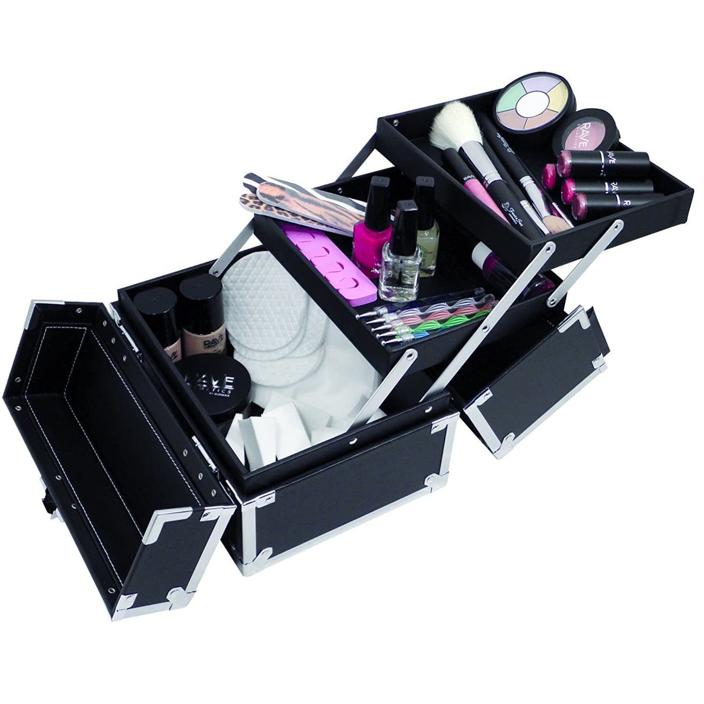 City Lights Lockable Beauty Case 65/8” x 9 x 65/8”