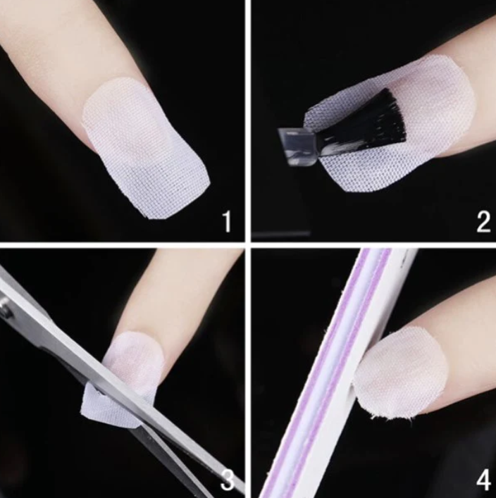 Soft Touch Fiberglass Dispense-A-Wrap Self Stick Nail Wrap