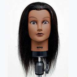 Debra 100% Human Hair Cosmetology Mannequin Head by Celebrity at