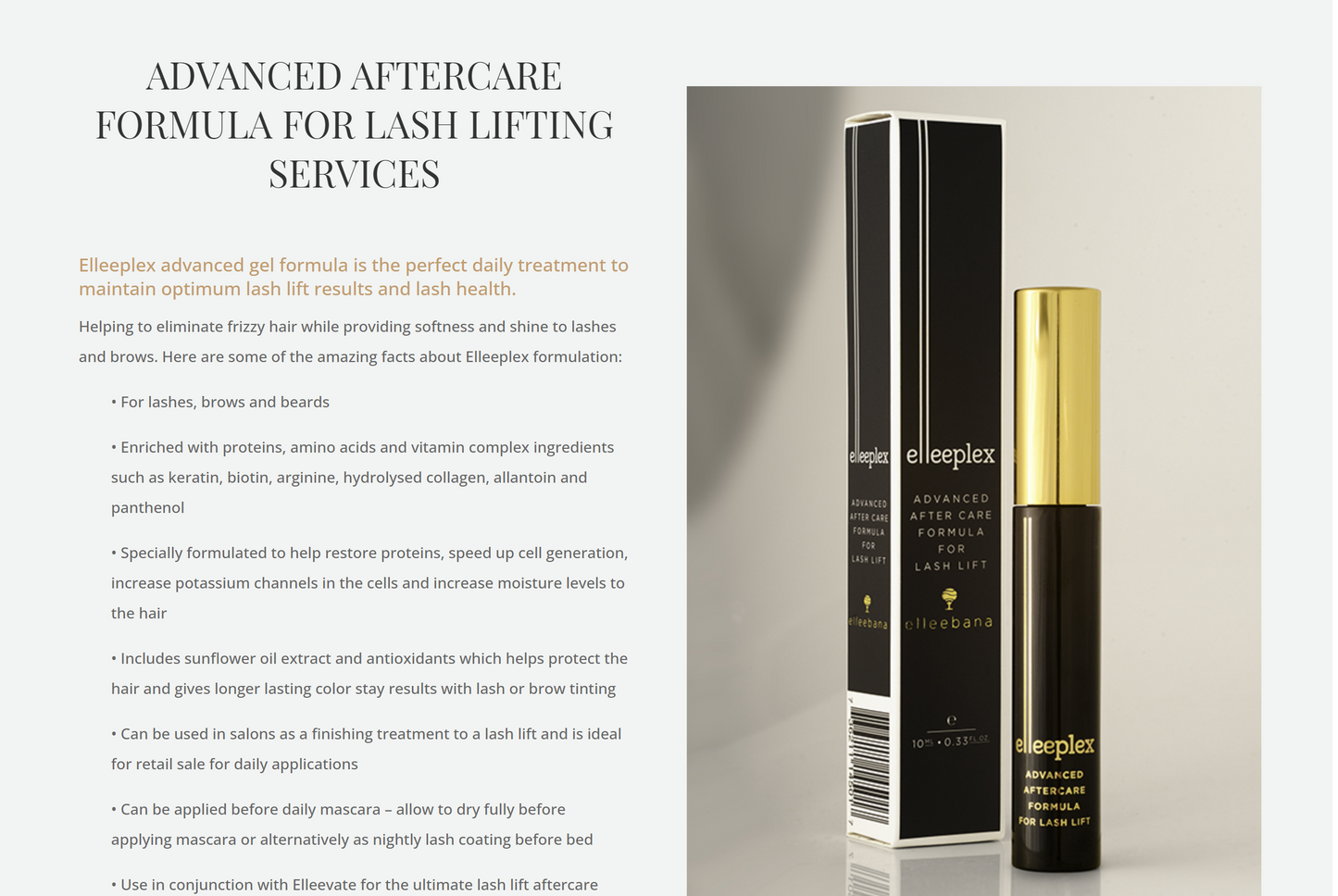 Elleeplex Aftercare by Elleebana