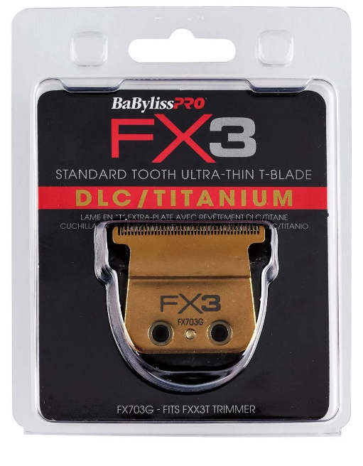 BaByliss FX703G FX3 Standard Tooth Ultra-Thin T-Blade Fits FXX3T Trimmer