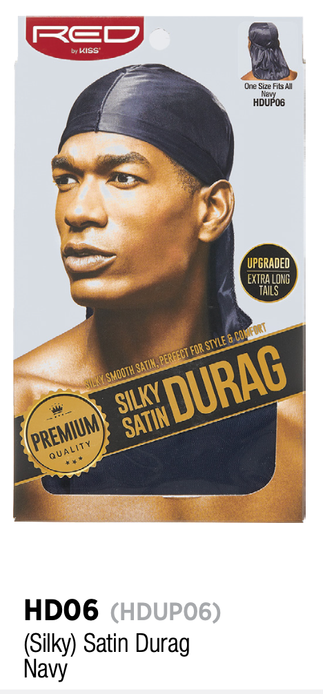 Kiss RED Silky Satin Durag
