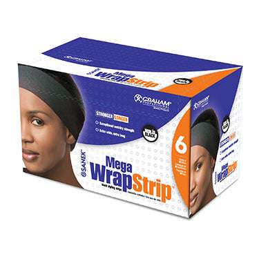 Mega Wrap Strip Black (6/Box, 240/Qty)