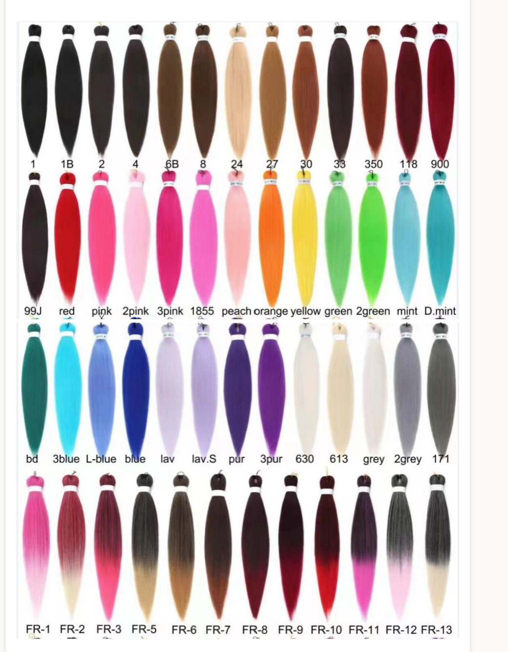 Pre Stretched Braiding Hair 28inch 95g