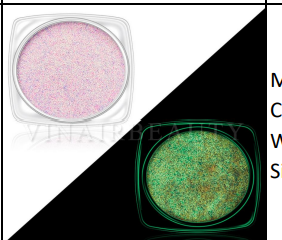 L.E. Beauty-Fine Nail Glitter 6g GLOW IN THE DARK!!!!