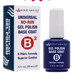 Americanails Universal No-Run Gel x-Thick formula Polish Base Coat Maximum Adhesion 0.5 oz