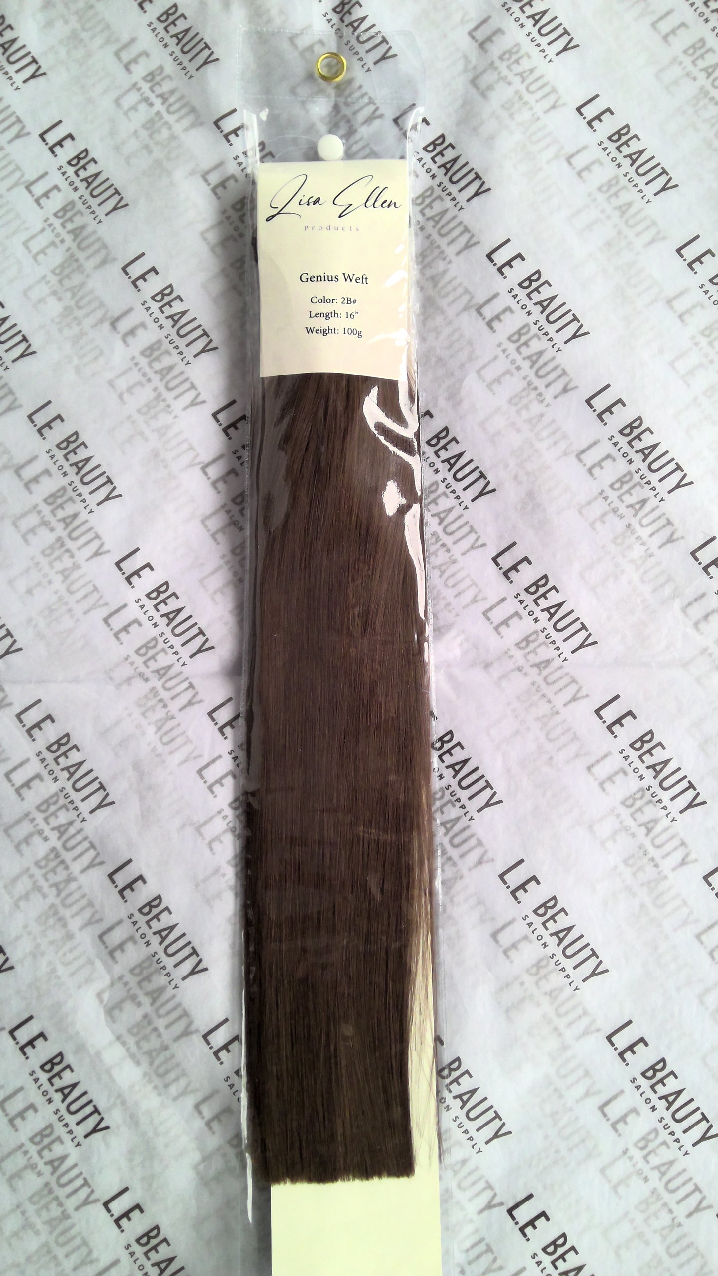 Lisa Ellen Weft Hair Extensions 16 inch 2B