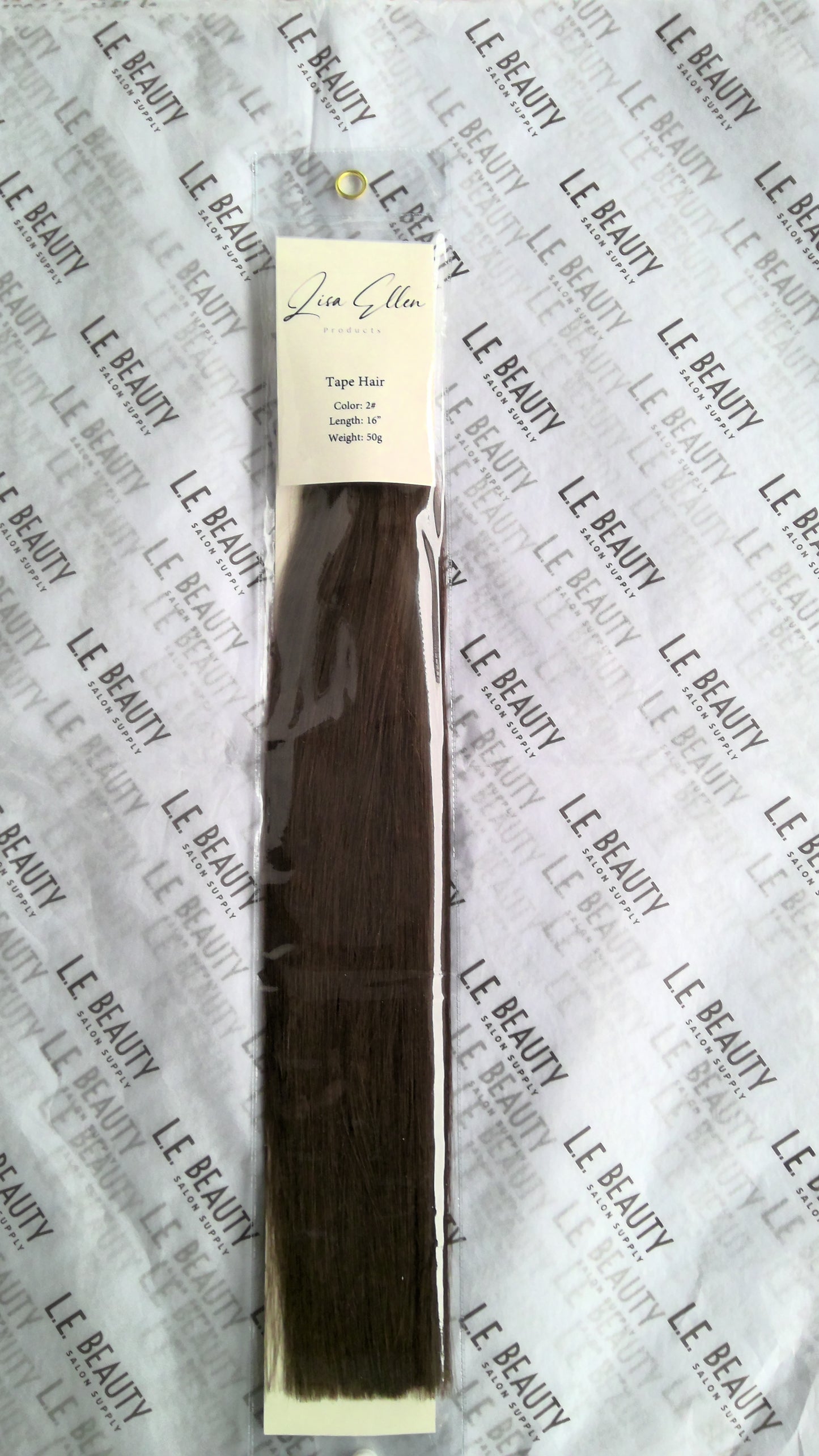Lisa Ellen 16 inch tape in Hair Extensions #2 Straight