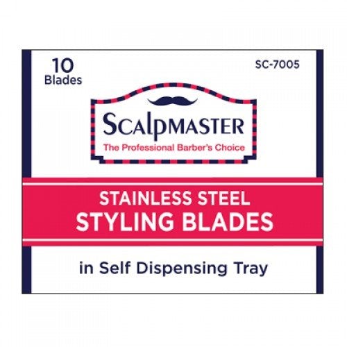ScalpMaster Stainless Steel Styling Blades