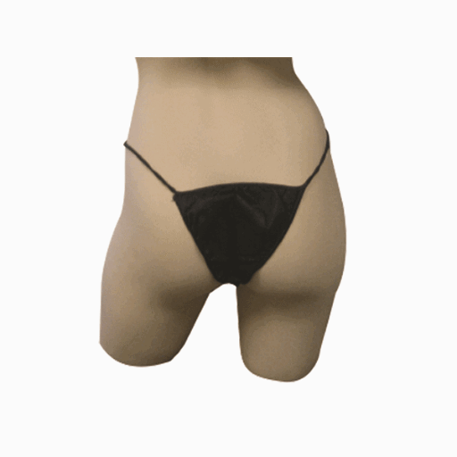 Dukal Spa Reflections Bikini Panty Black (100pk)