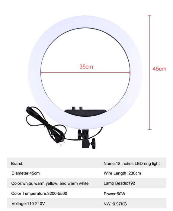 Ring Light LED Light Kit
