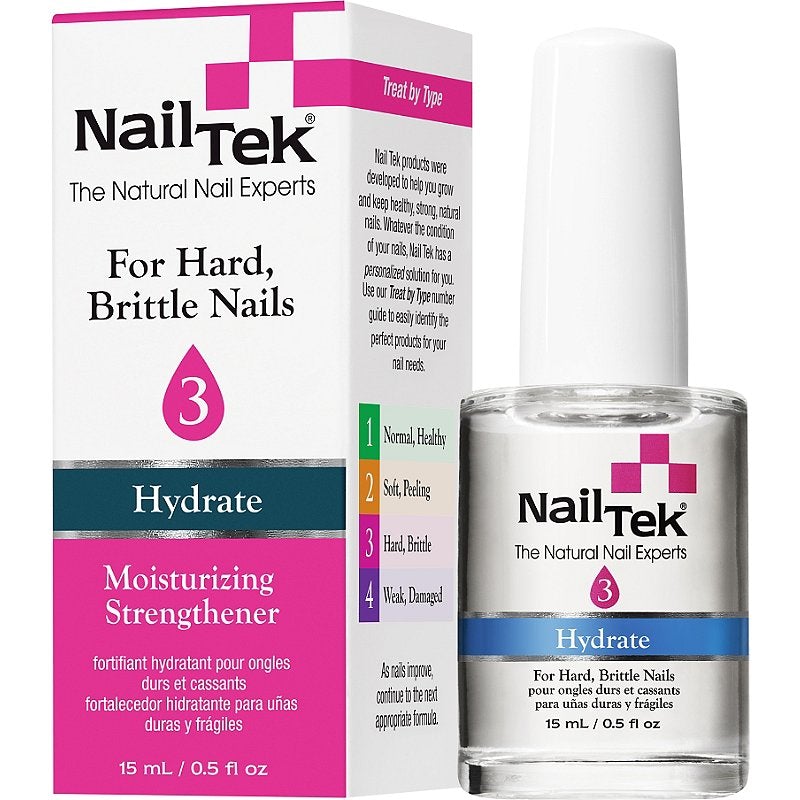 Nail Tek Hydrate, Moisturizing Strengthener #3