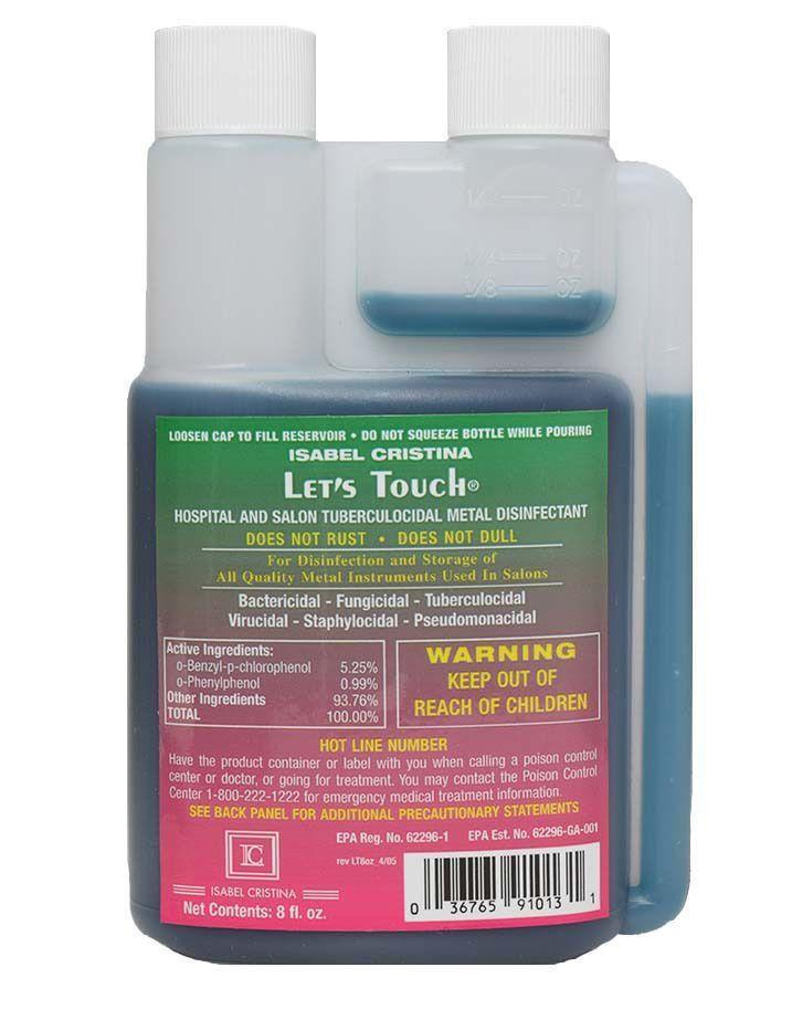 Isabel Cristina Let's Touch Salon Disinfectant 8oz. (CURRENTLY UNAVAILABLE)
