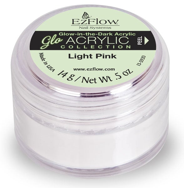 EzFlow Gloacrylic Glow-in-the-dark Light Pink - 0.5 Oz