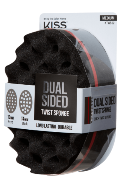 KISS Dual Sided Twist Sponge Medium