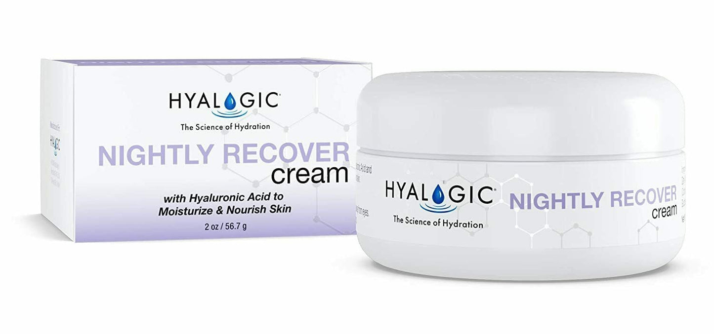 Step 6 - Hyalogic Nightly Recover Cream Moisturizer, 2 Oz
