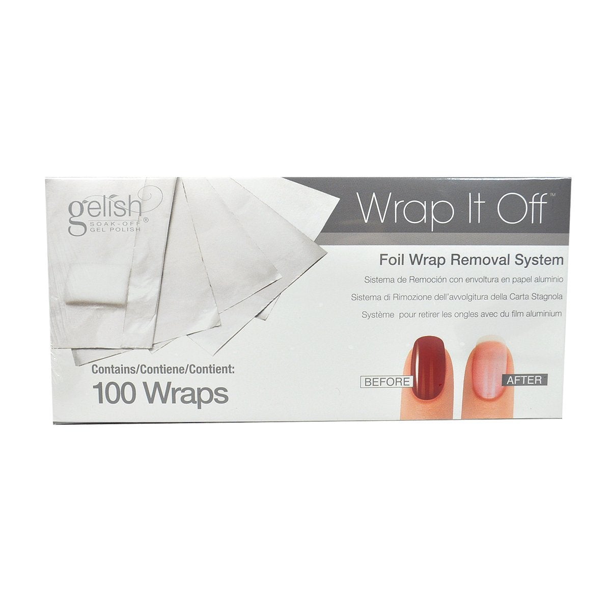 Gelish Soak Off Gel Polish Remover Wraps