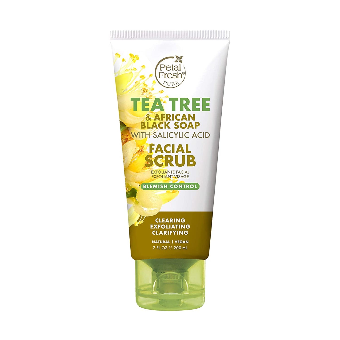 Petal Fresh Tea Tree & African Black Soap Scrub 7 oz