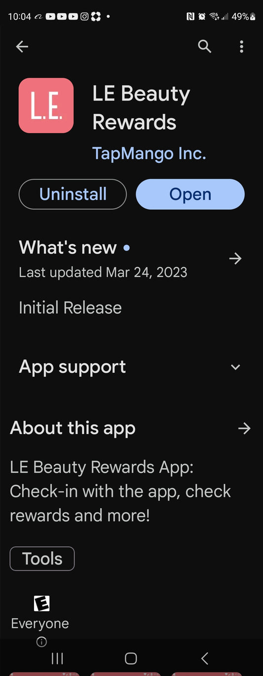 L.E.Beauty Salon Supply App - Download Now