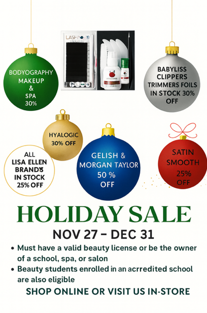 🎄 L.E. Beauty Salon Supply — Holiday Specials 2025 🎁