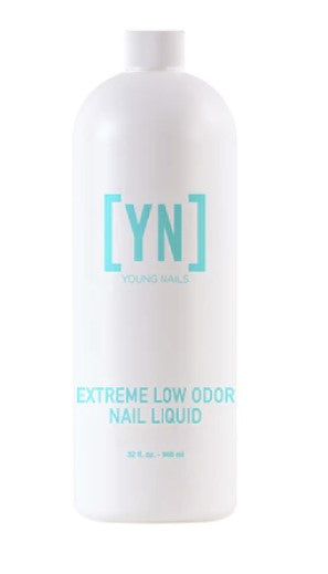 Young Nails-Extreme Low Odor Nail Liquid Monomer, 32 Oz