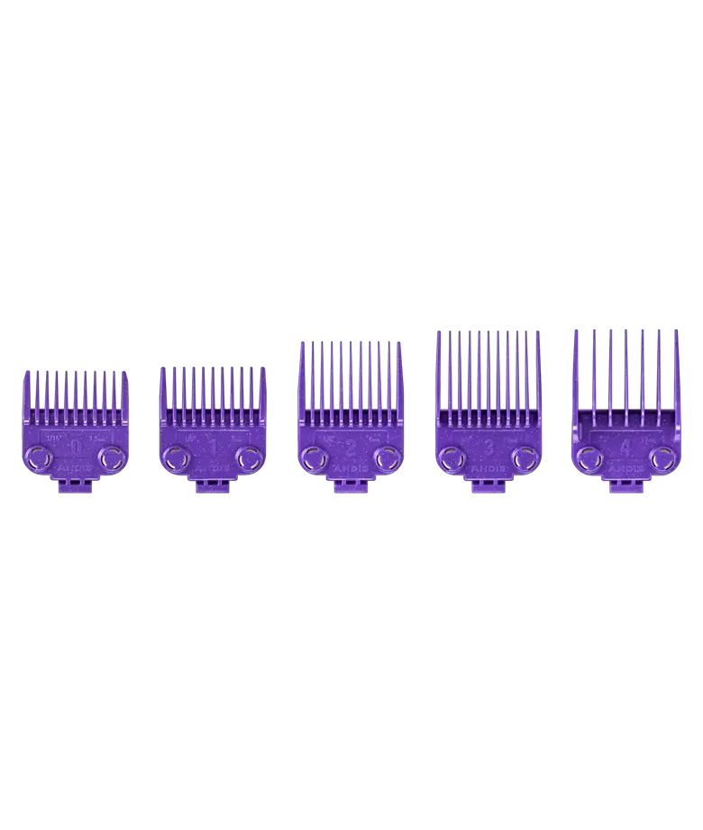 Andis Master Dual Magnetic Comb Set 5 piece