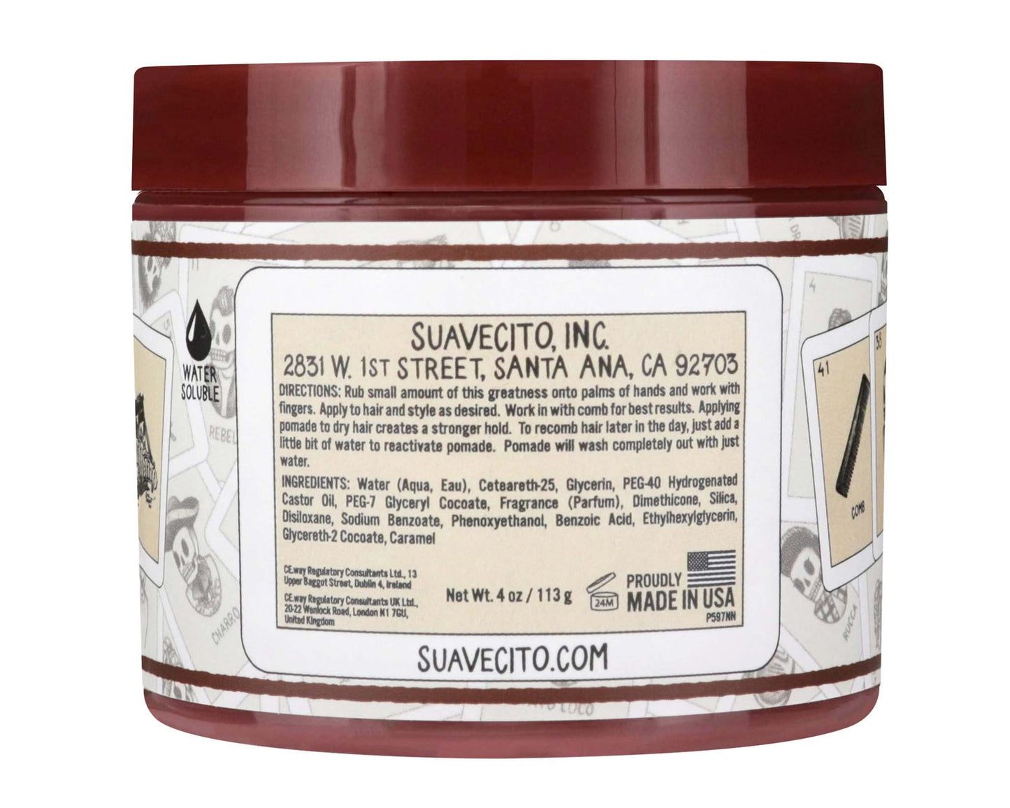 Suavecito Original Hold Pomade Santo Sunset